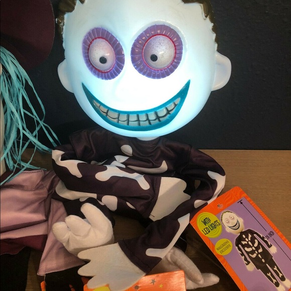 Nightmare Before Christmas Light-Up Hanging Decor Lock Shock Barrel Halloween - Picture 9 of 11